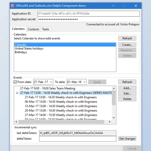 XE-D11 AlexandriaCRACK Outlook.com Delphi Component v3.3.0