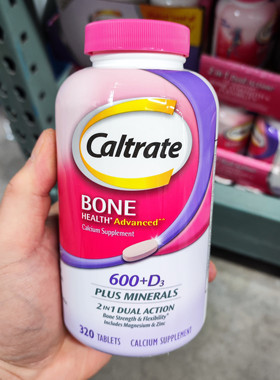 现货特价27.01/美国Caltrate钙尔奇钙片中老年孕妇女VD钙片320粒