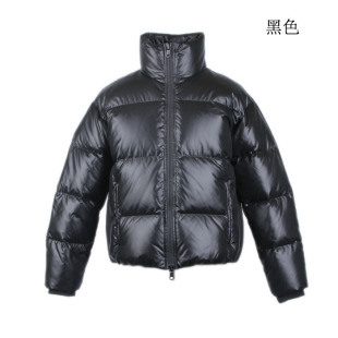 美国轻奢C 时尚男士羽绒服 立领冬装大码保暖亮面男装