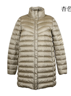 G意大利轻奢品牌 中长款90绒羽绒服立领保暖  W1425D冬装女装