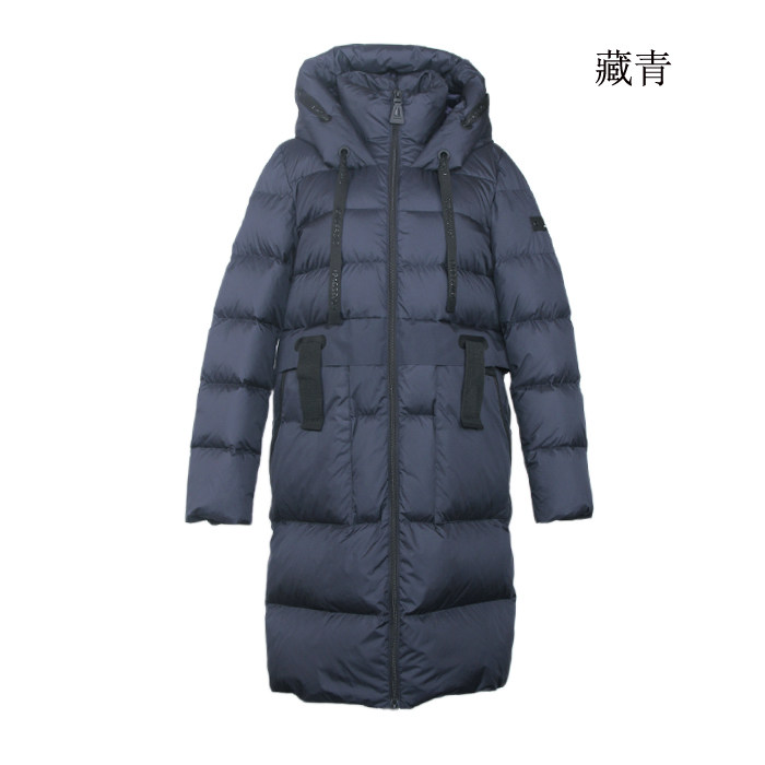 美国潮牌 羽绒服连帽纯色保暖  冬装女装中长款休闲加厚 剪标