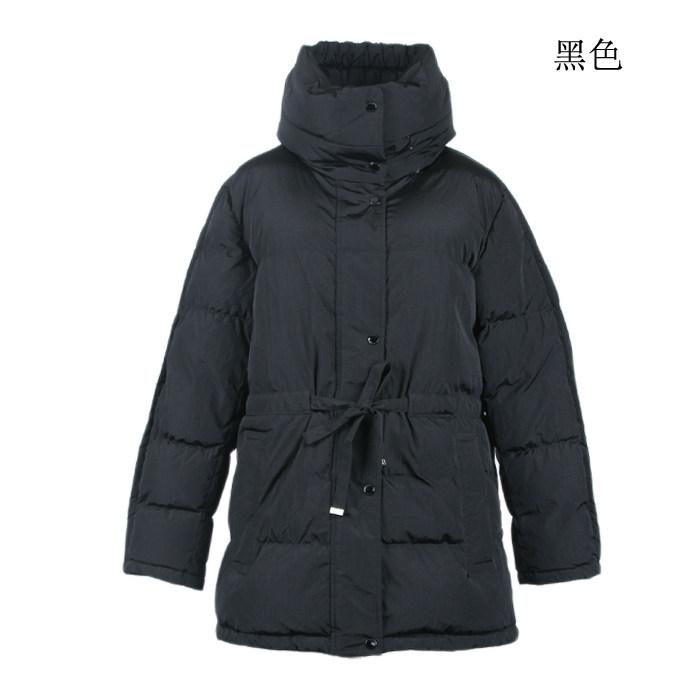 G意大利轻奢 隐藏帽纯色保暖加厚冬季  W3628M冬装女装外套潮棉袄