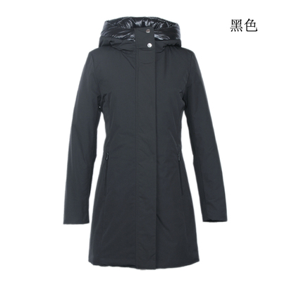 G意大利轻奢 连帽纯色保暖加厚中长款冬季  W4620U女装外套潮棉袄