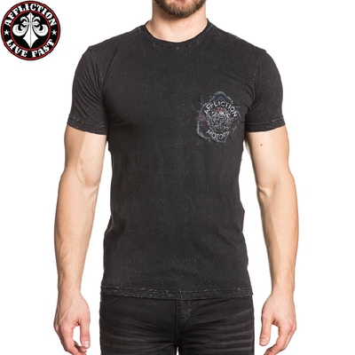 美国旧土车机车短花短袖