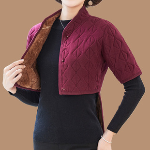 女士护腰护肩保暖专用老年人颈椎马甲肩膀睡觉防寒坎肩中老年背心