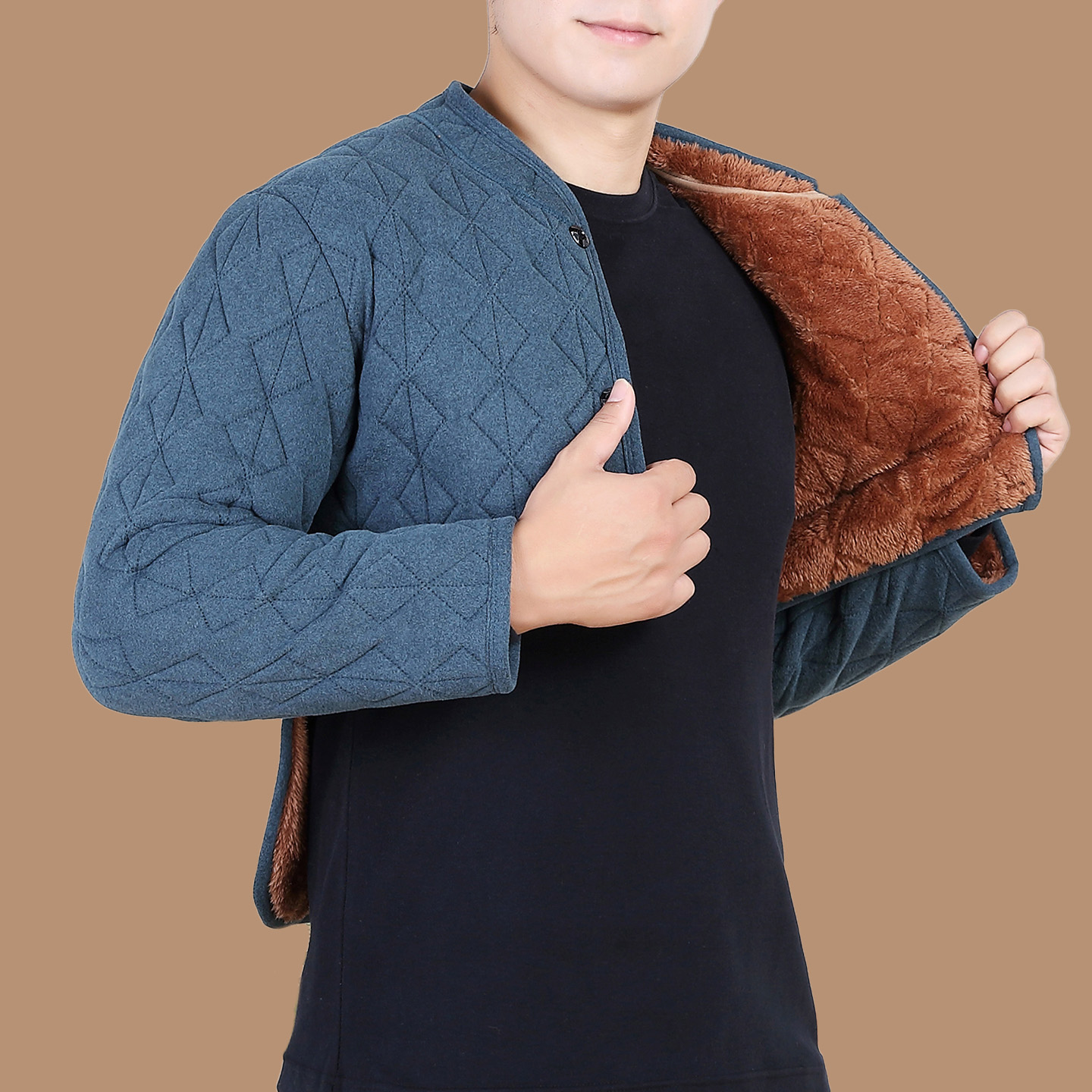 2025新款男士护肩保暖肩周炎冬季睡觉专用加厚护颈椎老人坎肩马甲