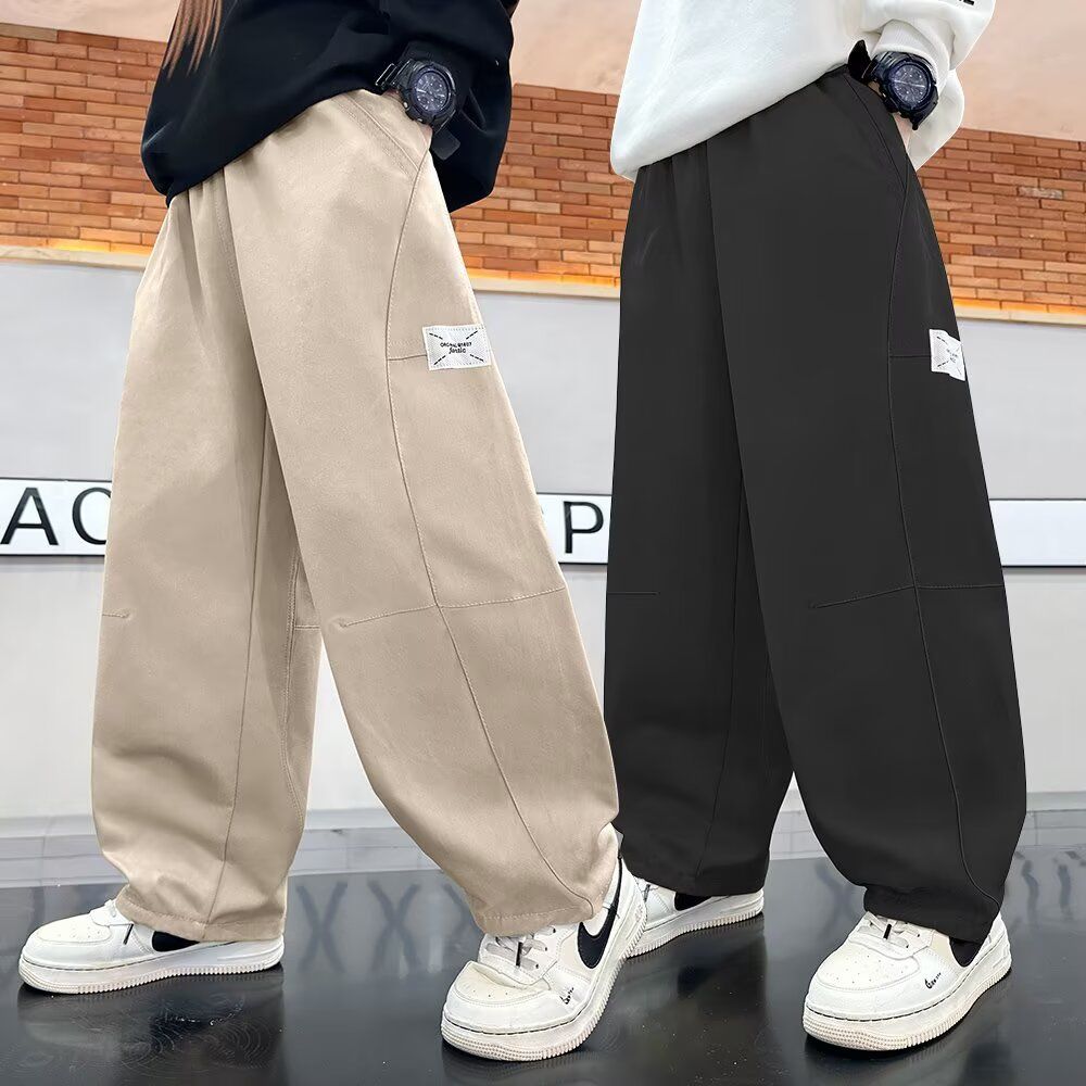 男童裤子春秋款工装春装中大童男孩春季春秋运动长裤潮童休闲