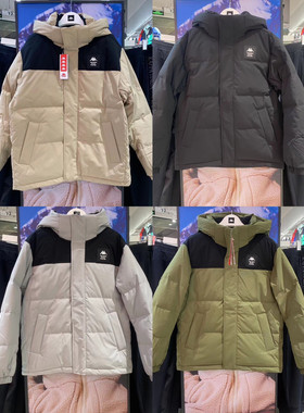 新款现货 卡帕 Kappa 经典戴帽拉链羽绒服 防寒服保暖｜K0C72YY61