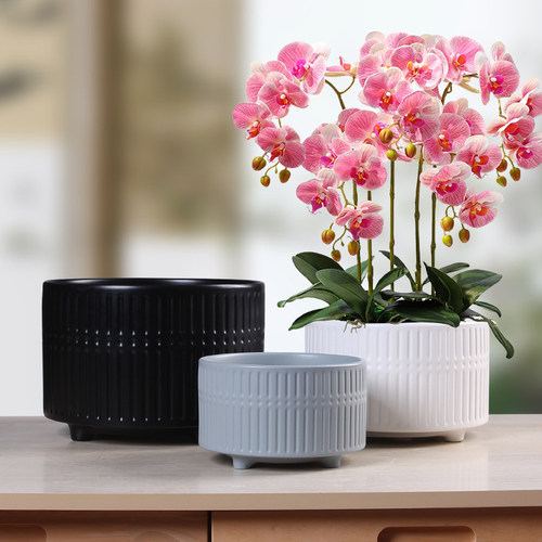 陶瓷花盆简约北欧家用盆栽