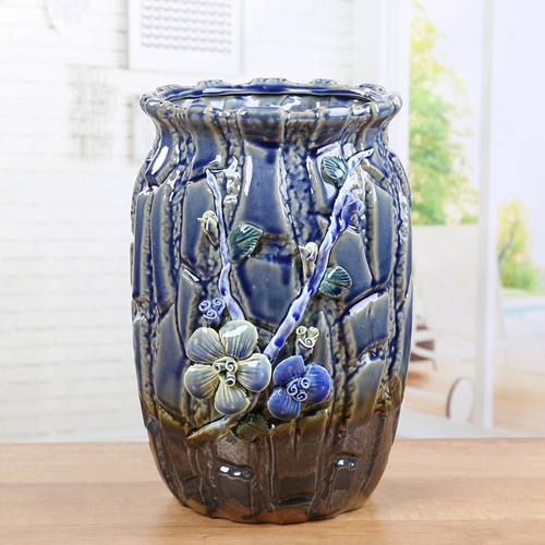 Плохой цветочный горшок высокий старый свай Специальное предложение, творческий ретро -ретро, ​​крупноваленное керамическое, дышащее керамическое керамическое мясо бассейн