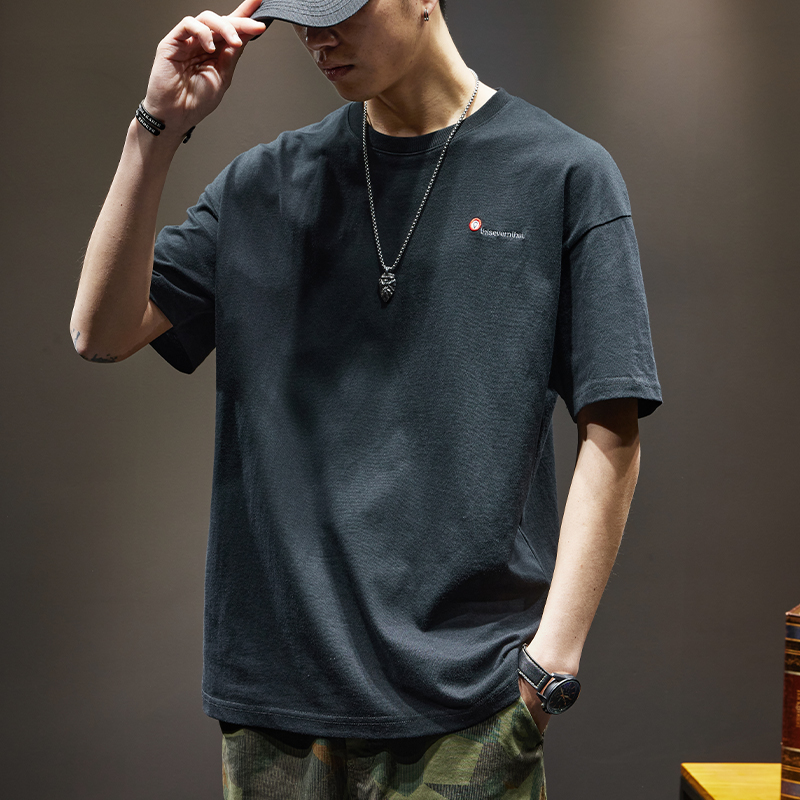 短袖日系青年舒适纯棉T恤