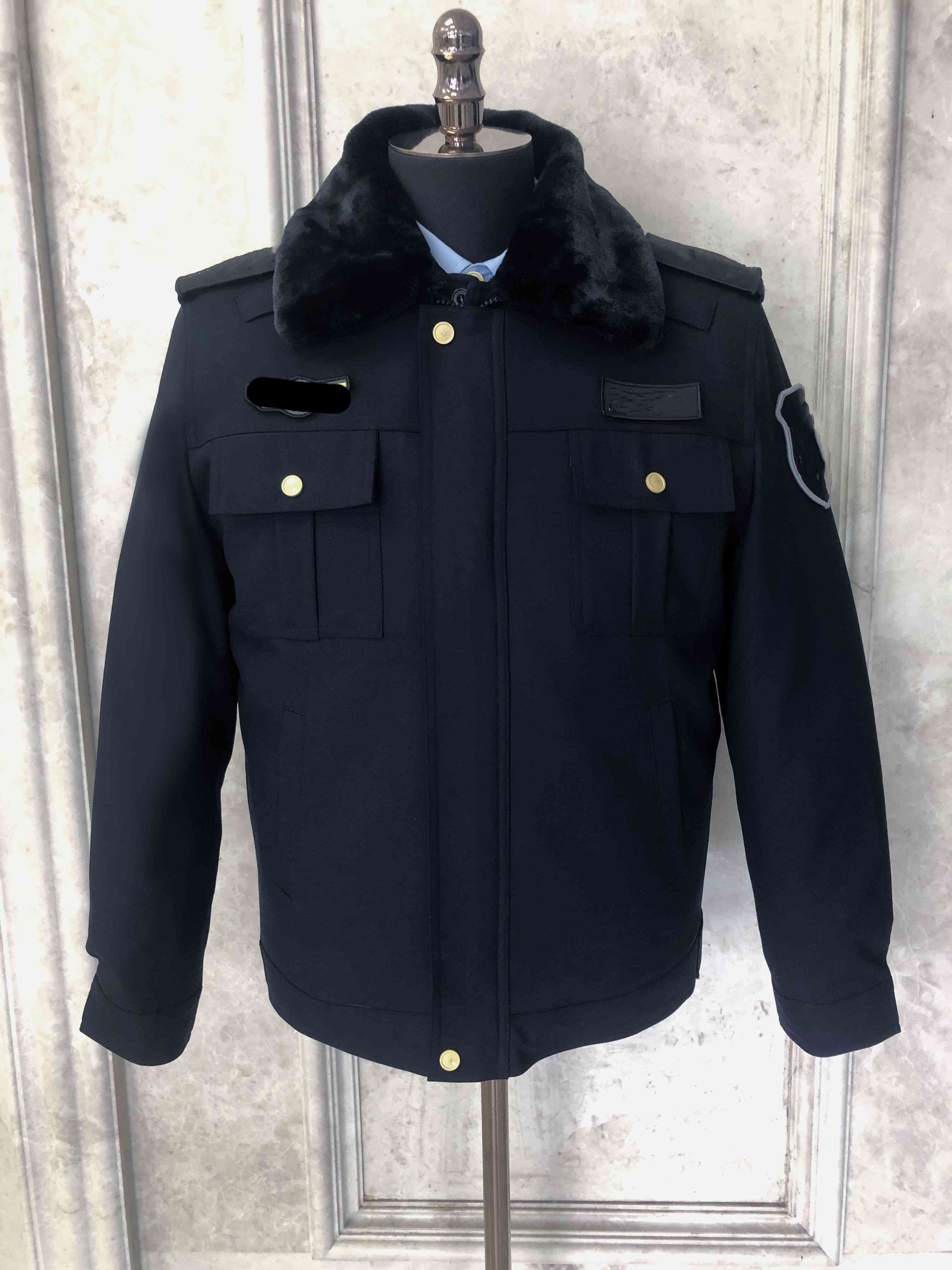 新部门防寒棉服工作服内胆可拆防寒大衣内胆棉服冬季棉袄定制