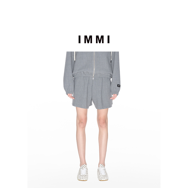 【IMMI】冬季节日系列精纺羊毛宽松短裤MWDFWWSP0629X