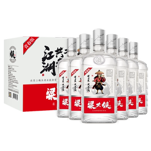 粱大侠青春版*6瓶纯粮食酒高粱酒