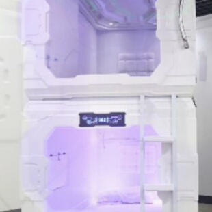 阳航单人双层太空舱电竞展馆科技园区潮玩空间休息床胶囊仓睡眠舱