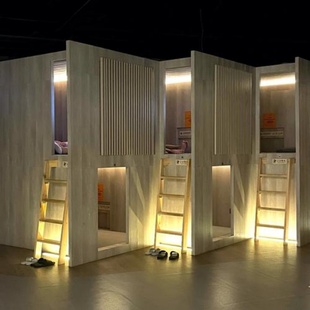 capsule bunk bed hotel bed sleep pod nap pod sleep box hub