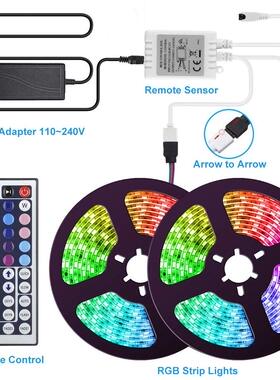 RGB 600 LED Strip Light Waterproof 10m 32.8ft 5050 10米灯带