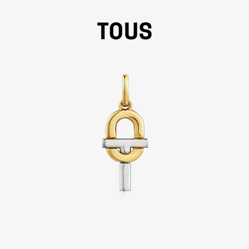 TOUS/桃丝熊银镀18K金吊坠
