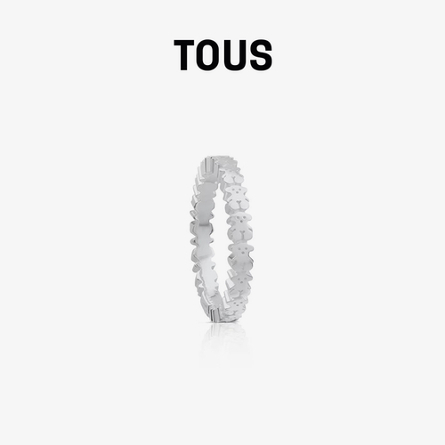 TOUSStraight系列925银小熊戒指