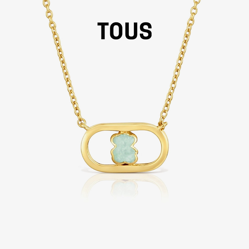 【2026新品】TOUS桃丝熊CAMILLE系列环形天河石项链独特气质款