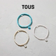 TOUS 桃丝熊Icon color系列轻奢小众珍珠可叠戴手链礼物