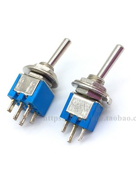 SMTS-102超小型钮子开关3脚6脚2档ON ON摇臂开关3A125VAC开孔5MM
