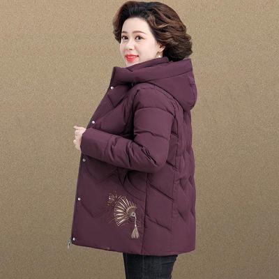 羽绒服女士短款加厚98641216外套2025冬妈季新棉款时洋尚气棉袄妈