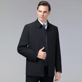 NN暖茄 级休烫闲夹克中老年秋冬外套高感商务免保F009 年新款 男士