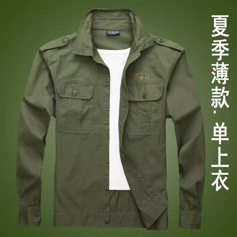 耐脏长裤宽松型男士套装纯棉防风图片