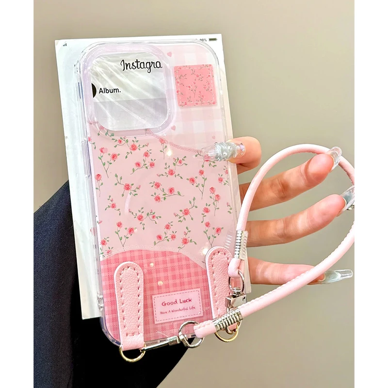 苹果16promax碎花手机壳