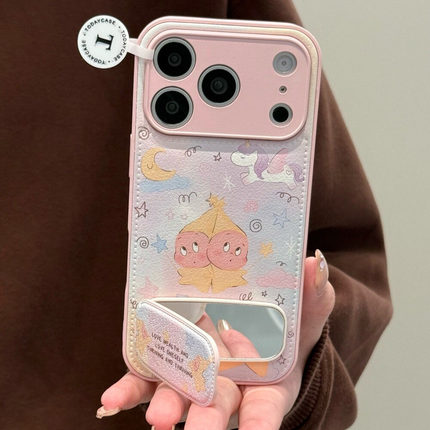 可爱星星宝宝支架手机壳适用IPhone17ins风苹果17/16pro新款15/14plus全包小米17promax个性findX9卡通Reno15