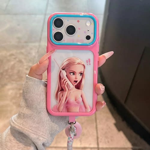 适用iPhone17promax挂绳手机壳