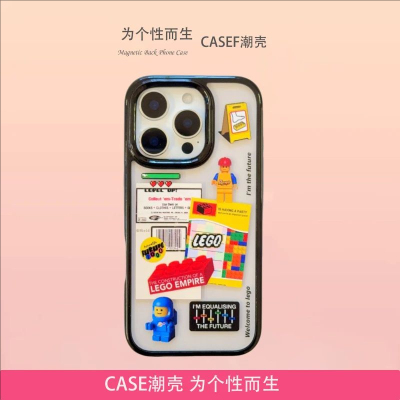 适用于iPhone16promax情侣手机壳苹果15plus卡通玩具14pro日韩ins风卡通13大孔12防摔11少女心软壳保护套