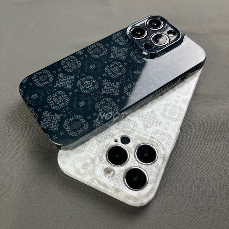 潮牌冠希clot丝绸同款手机壳适用iPhone15promax中国风丝绸保护套苹果14/13/12/11情侣全包MATE60PRO精孔菲林