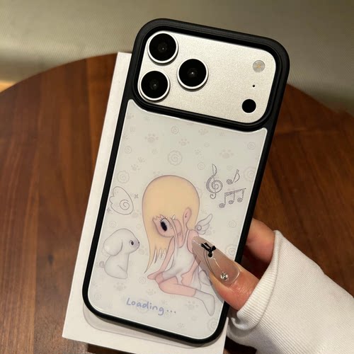 小狗与天使适用iPhone17手机壳