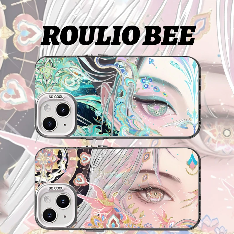 国风横版虞姬手机壳创意