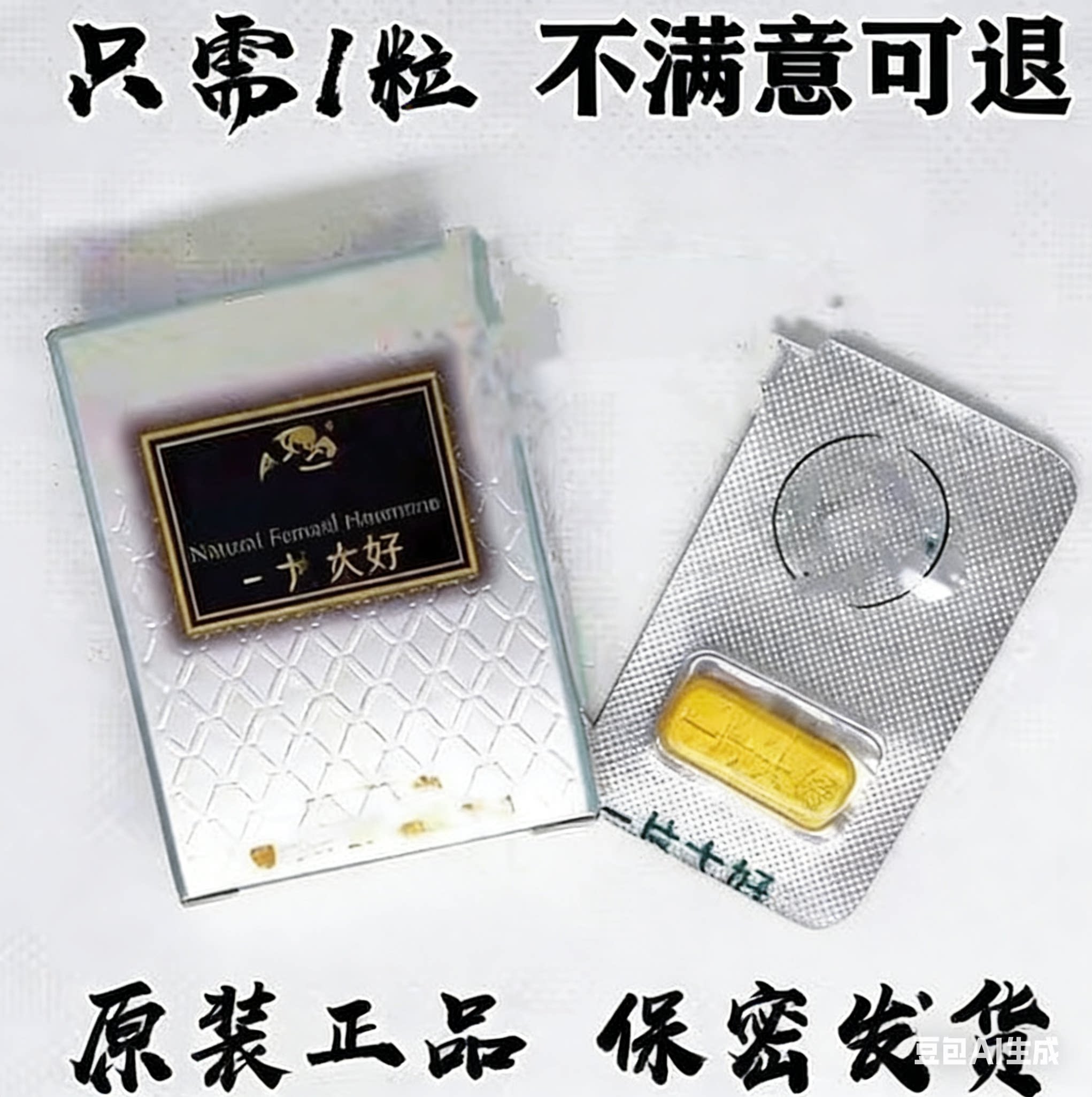 原装一片大好正品台湾甲申人参元精华男性口服