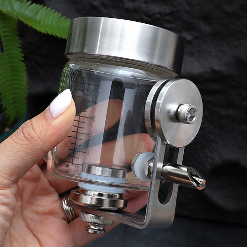 鹦鹉撞针饮水器磁吸卡槽玻璃鸟用自动喂水器八哥龙猫水壶新款鸟笼