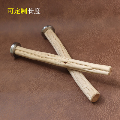 笼子站杆可定制长度鹦鹉鸟笼野梨木手拧螺丝站杆原木站杆虎皮牡丹