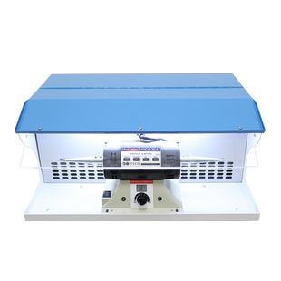 小型台式双头抛光机金银珠宝首饰带灯管调速数显打磨吸尘布轮机