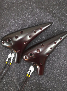 陶笛12孔初学者入门中音C调十二AC儿童小学生成人树脂专业6埙乐器