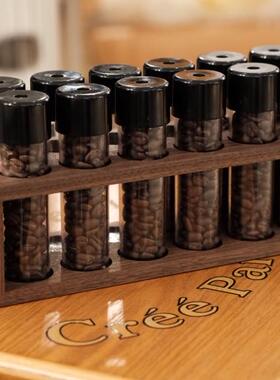 实木 黑胡桃 咖啡豆罐子架 【木爻Craft】