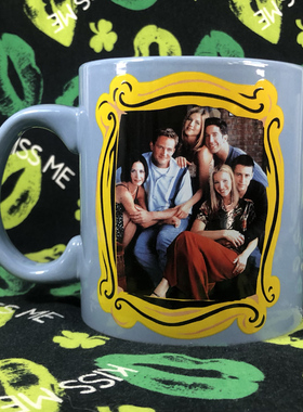 美国进口老友记周边Central perk陶瓷马克水杯纪念美式咖啡杯子