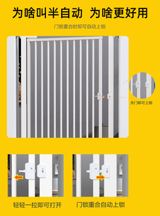 新升级防猫门栏狗狗栏杆护栏栅栏隔断隔离栏楼梯笼子室内挡板神器