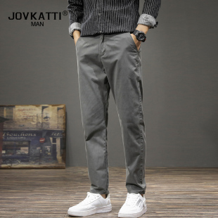 纯色宽松直筒男士 新款 西裤 修身 JOVKATTI休闲裤 小脚裤 男2025春秋季