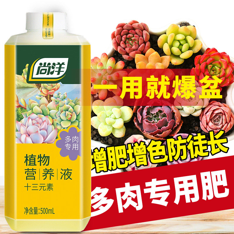 多肉营养液专用肥肉肉植物浓缩家用盆栽水溶通用型增色生根花肥料