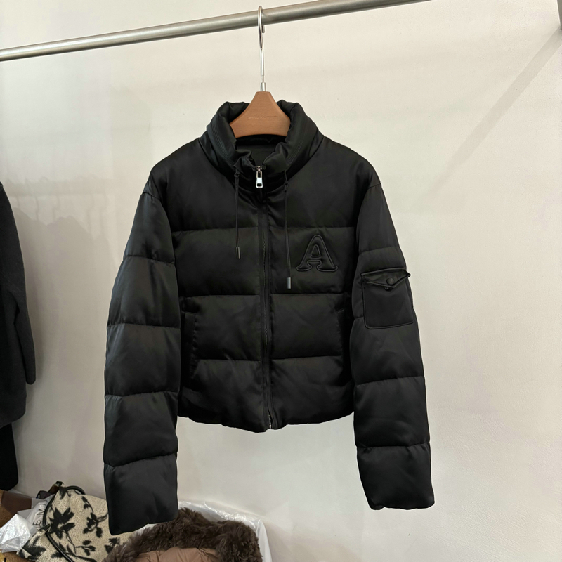 新款立领保暖白鹅羽绒服女92720