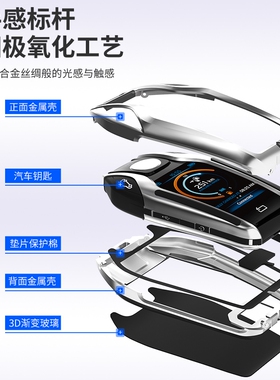 专用bmw宝马液晶屏钥匙套2021款五系535le 523li x3 x7 gt528i壳