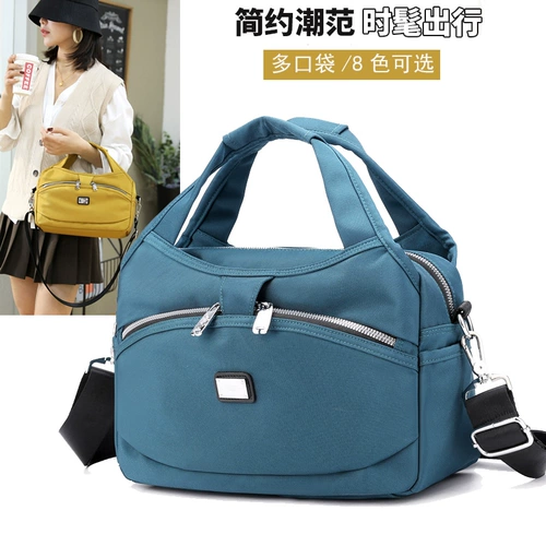 Модная универсальная нейлоновая сумка на одно плечо для отдыха, коллекция 2022, яркий броский стиль