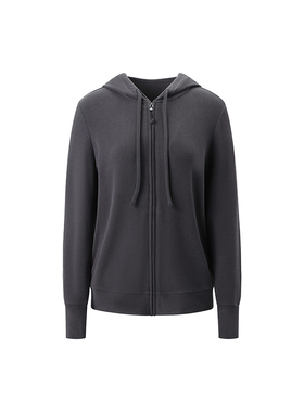 百搭女士连帽开衫燃新德绒·暖意翻倍